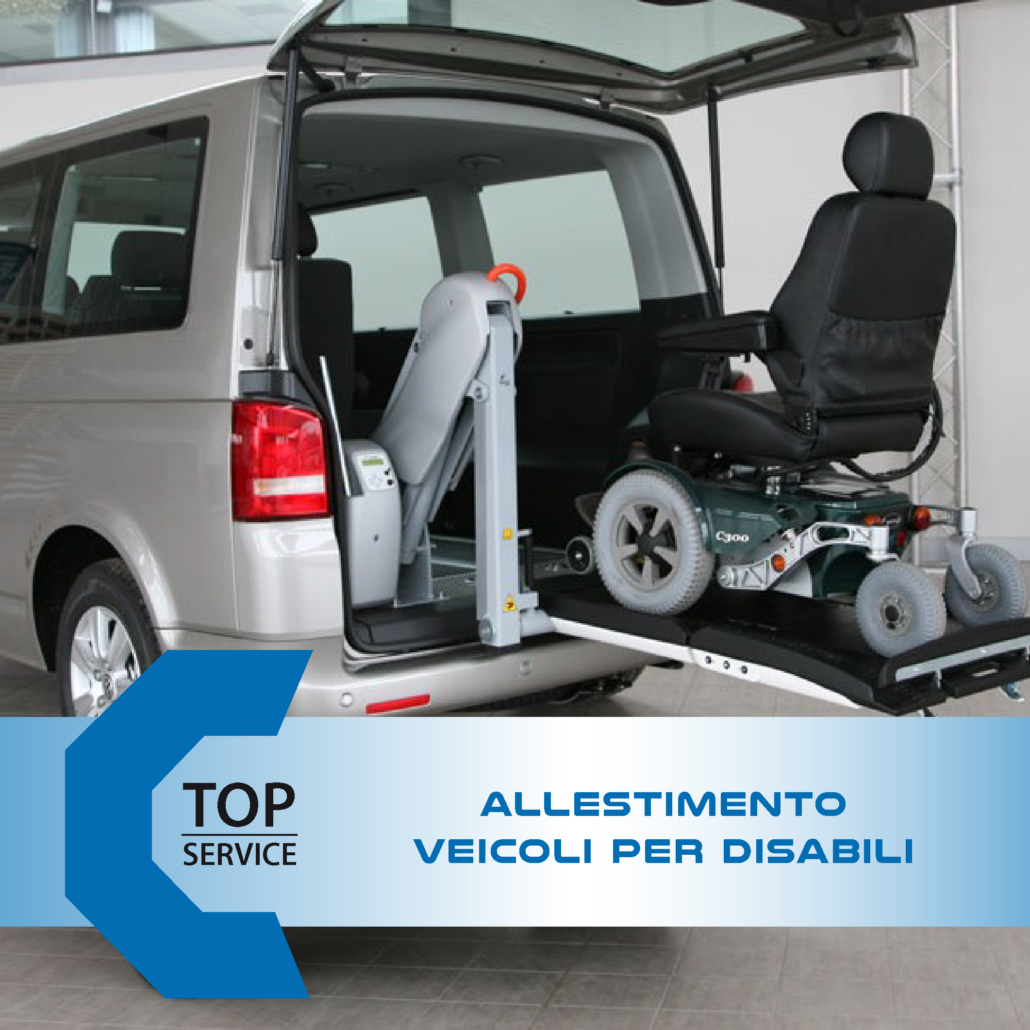 Trasformazione e allestimento veicoli per disabili a Cagliari | Top Service Centro Assistenza Auto